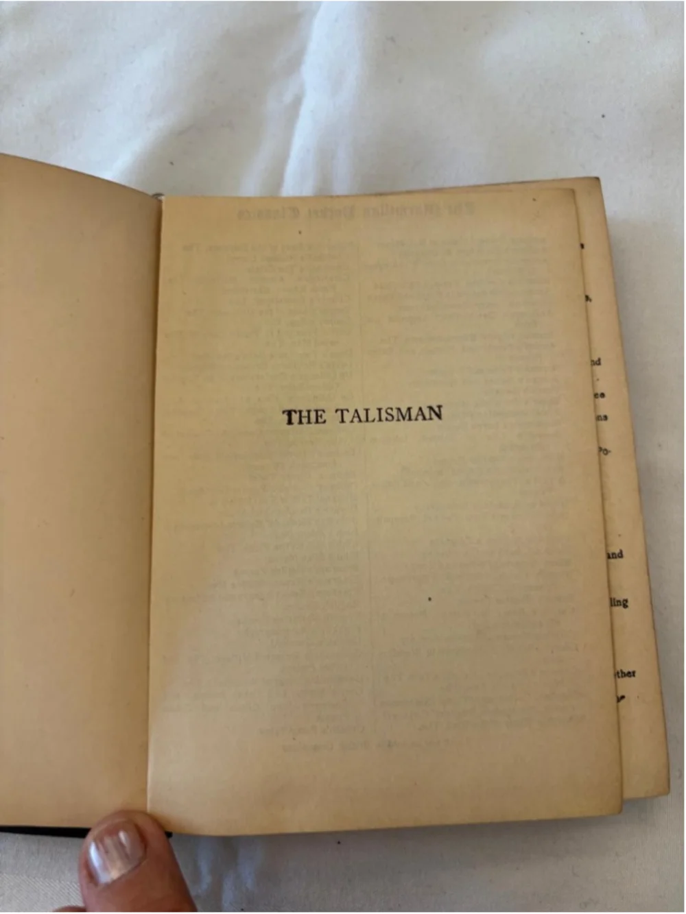 Vintage The Macmillan Company The Talisman Book One Size Brown #E89
